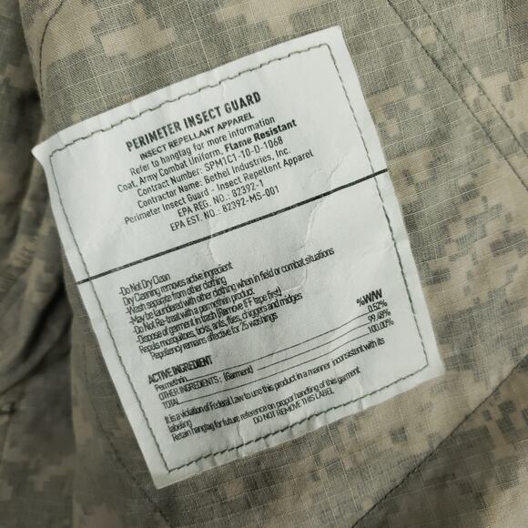 US Army ACU Combat Uniform Top Military UCP Digital Camo Sz Medium Foliage Green - Picture 5 of 12